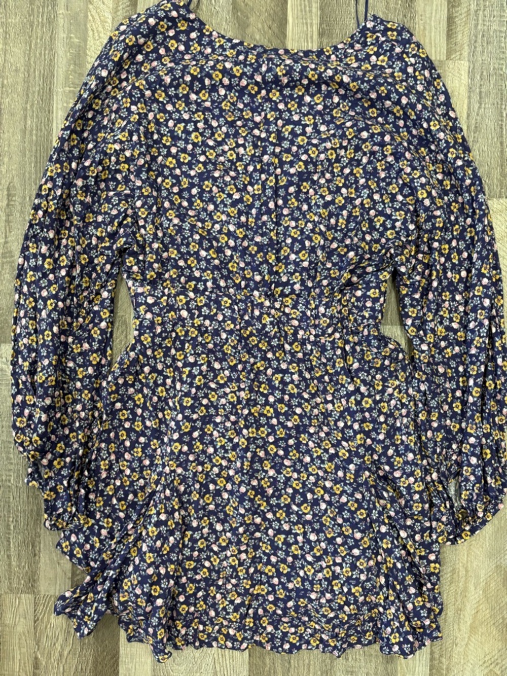 NWOT Zara Ditzy Floral Dress with Skater Style Skirt Medium​ - Picture 4 of 5